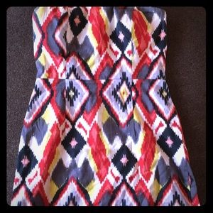 Strapless Aztec pattern Forever 21 dress